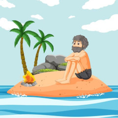 Alone on Island