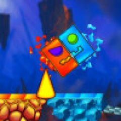Fire and Water Geometry Dash
