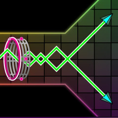 Geometry Dash Neon Wave