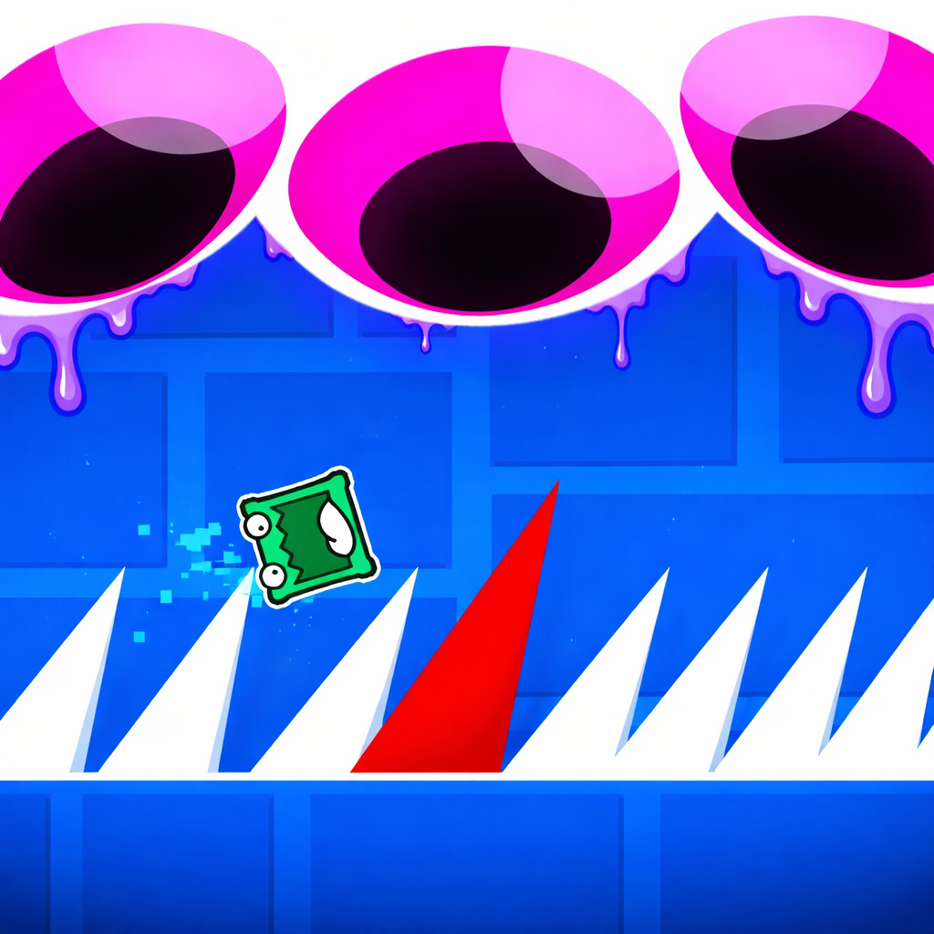 How to play Geometry Dash iSpyWithMyLittleEye?